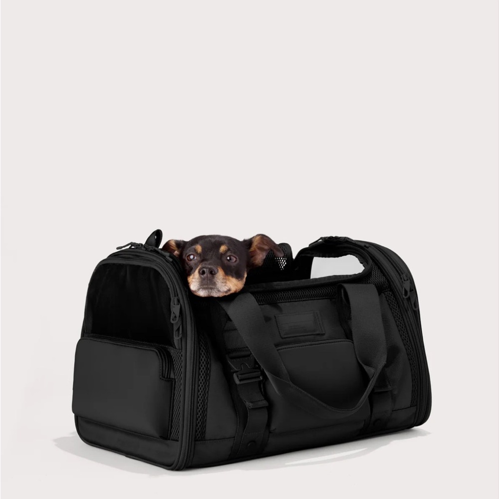 Dagne Dover Black Pet Carrier Travel Bag